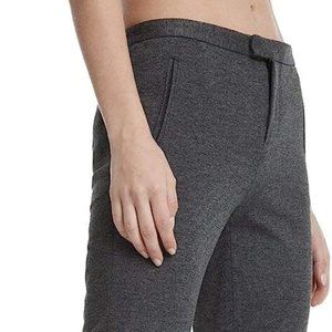 ATM Anthony Thomas Melillo Cuffed Ponte Classic Pants, Charcoal Heather, 2